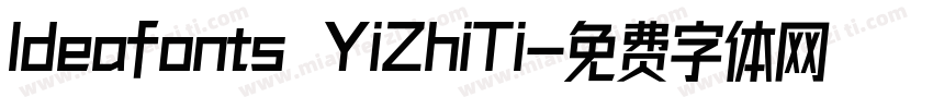 Ideafonts YiZhiTi字体转换